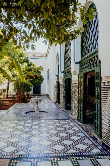 Ein Traum von Tausendundeiner Nacht: Der prachtvolle Bahia-Palast in Marrakesch besitzt über 160 Räume. Eine Besichtigung braucht ihre Zeit.